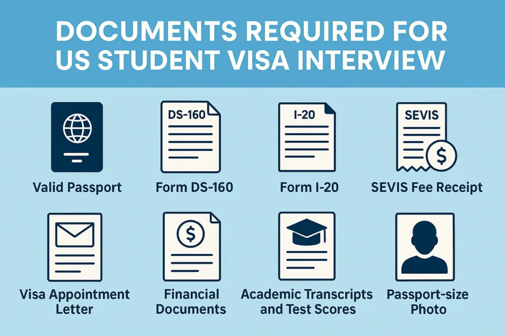 US Student Visa Required Documents